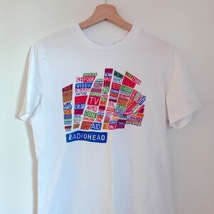 Radiohead Hail to the Thief - white tshirt medium